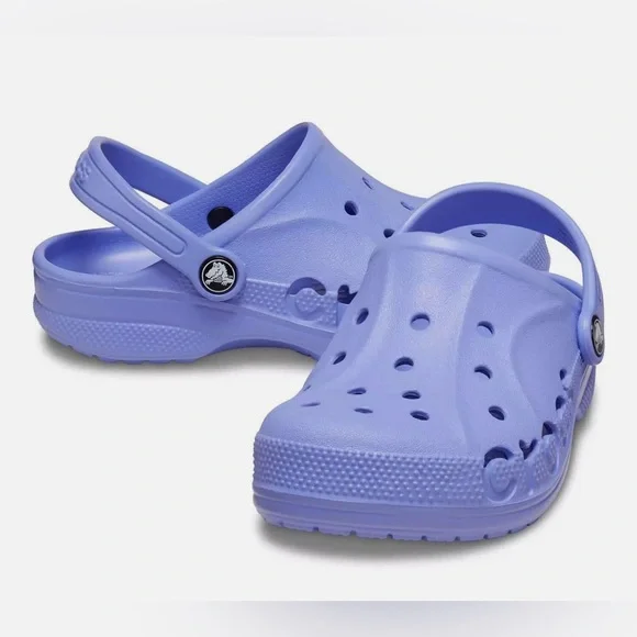 NEW [CROCS] Baya Clogs Slip-On Water Shoes Sandals  in Violet Youth Sz C 10 - Picture 3 of 12